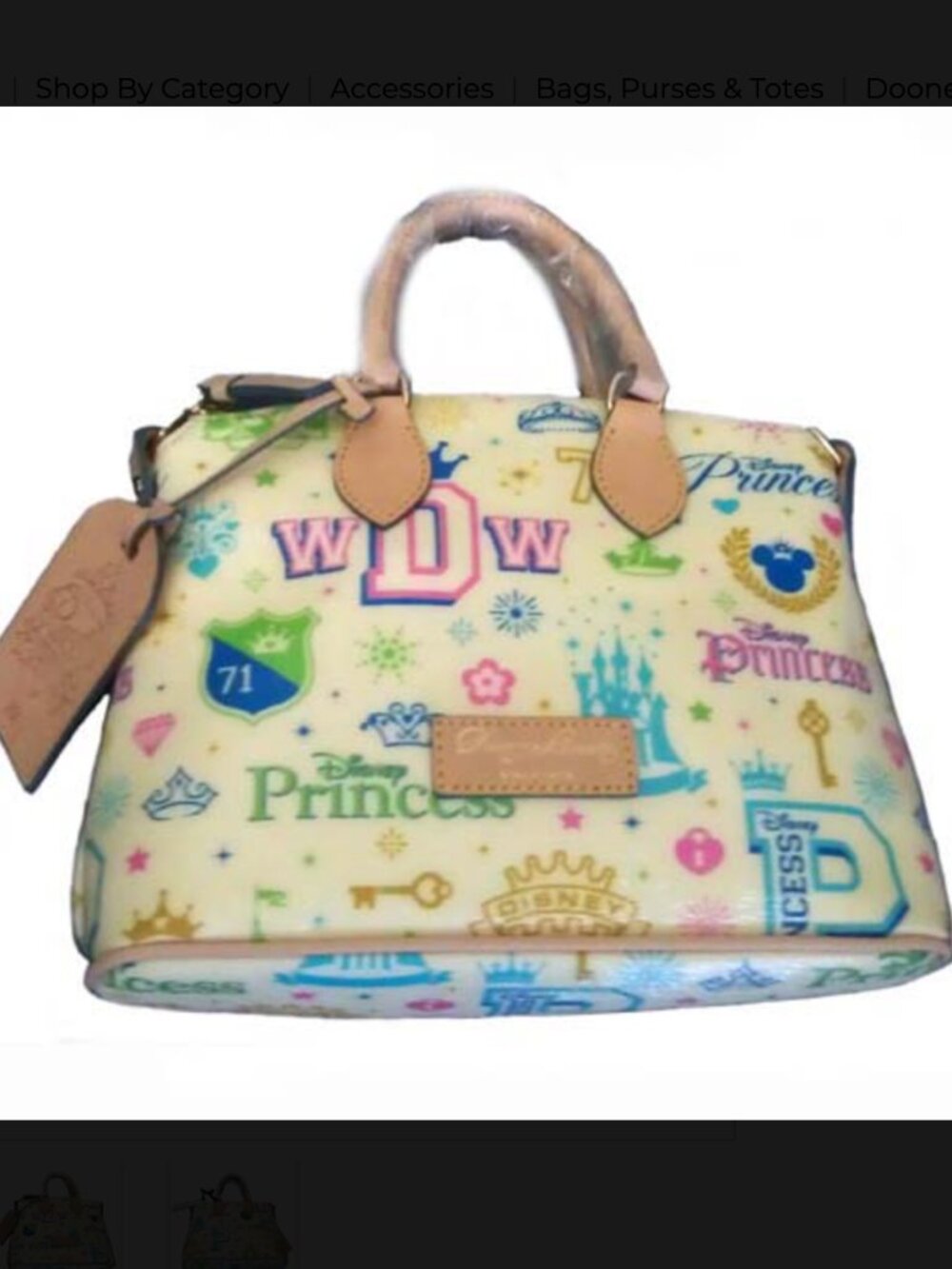 WDW Disney Princess 2013 1/2 Marathon Dooney & Bourke crossbody